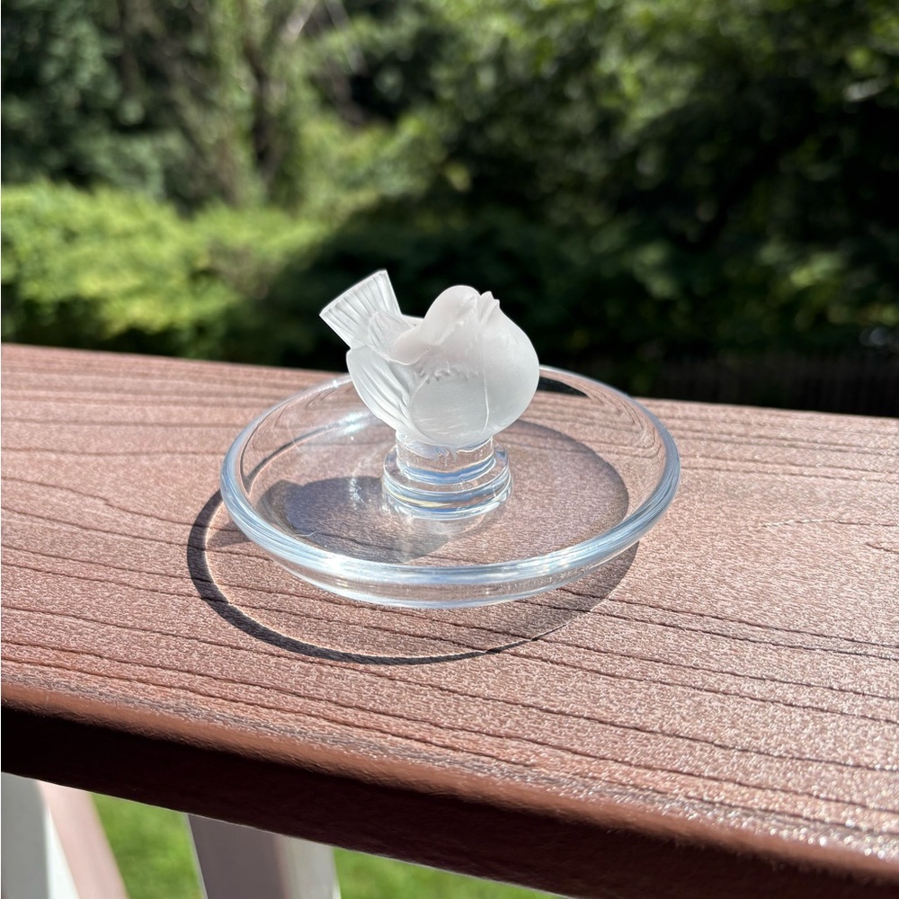 Lalique French Glass Ring Dish